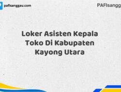 Loker Asisten Kepala Toko Di Kabupaten Kayong Utara Maret Tahun 2025 (Cek Segera)