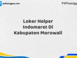 Loker Helper Indomaret Di Kabupaten Morowali Tahun 2025 (Pendaftaran Terbuka, Waktu Terbatas)