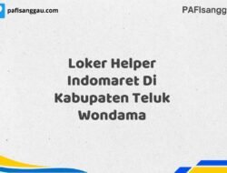 Loker Helper Indomaret Di Kabupaten Teluk Wondama Maret Tahun 2025 (Apply Now)