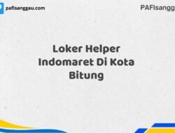 Loker Helper Indomaret Di Kota Bitung Maret Tahun 2025 (Lamar Sekarang)