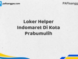 Loker Helper Indomaret Di Kota Prabumulih Tahun 2025 (Lamar Sekarang)