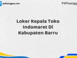 Loker Kepala Toko Indomaret Di Kabupaten Barru Tahun 2025 (Ayo Segera Daftar)