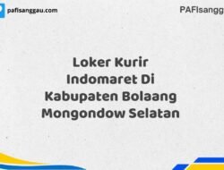 Loker Kurir Indomaret Di Kabupaten Bolaang Mongondow Selatan