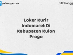 Loker Kurir Indomaret Di Kabupaten Kulon Progo