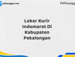 Loker Kurir Indomaret Di Kabupaten Pekalongan