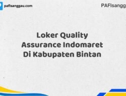 Loker Quality Assurance Indomaret Di Kabupaten Bintan Maret Tahun 2025 (Lamar Sekarang)