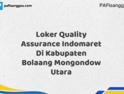 Loker Quality Assurance Indomaret Di Kabupaten Bolaang Mongondow Utara Tahun 2025 (Tahun Baru, Kesempatan Baru! Daftar Sekarang)