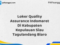 Loker Quality Assurance Indomaret Di Kabupaten Kepulauan Siau Tagulandang Biaro Tahun 2025 (Segera Lamar Sebelum Terlambat)