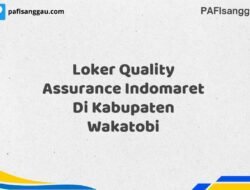 Loker Quality Assurance Indomaret Di Kabupaten Wakatobi Tahun 2025 (Jangan Lewatkan Pendaftaran Ini)