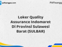 Loker Quality Assurance Indomaret Di Provinsi Sulawesi Barat (SULBAR) Tahun 2025 (Daftar Sekarang)