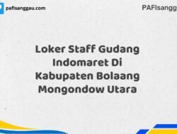 Loker Staff Gudang Indomaret Di Kabupaten Bolaang Mongondow Utara Tahun 2025 (Segera Lamar Sebelum Terlambat)