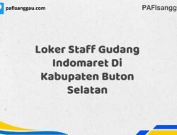 Loker Staff Gudang Indomaret Di Kabupaten Buton Selatan Tahun 2025 (Jangan Menunggu, Daftar Segera)