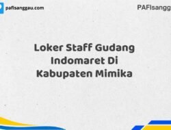 Loker Staff Gudang Indomaret Di Kabupaten Mimika Maret Tahun 2025 (Segera)