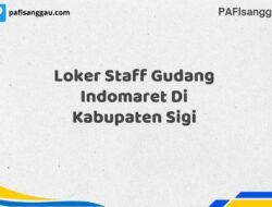 Loker Staff Gudang Indomaret Di Kabupaten Sigi Tahun 2025 (Ambil Kesempatan, Segera Daftar)
