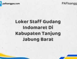 Loker Staff Gudang Indomaret Di Kabupaten Tanjung Jabung Barat Tahun 2025 (Pendaftaran Hanya Terbuka Beberapa Waktu)