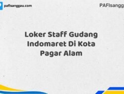 Loker Staff Gudang Indomaret Di Kota Pagar Alam Tahun 2025 (Ayo Lamar, Jangan Menunggu Terlalu Lama)