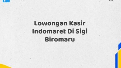 Lowongan Kasir Indomaret Di Sigi Biromaru