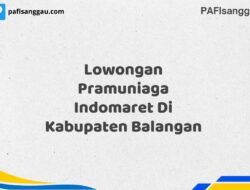 Lowongan Pramuniaga Indomaret Di Kabupaten Balangan Tahun 2025 (Tahun Baru, Kesempatan Baru! Daftar Sekarang)