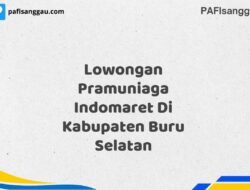 Lowongan Pramuniaga Indomaret Di Kabupaten Buru Selatan Tahun 2025 (Info Penting, Daftar Segera)