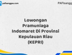 Lowongan Pramuniaga Indomaret Di Provinsi Kepulauan Riau Maret Tahun 2025 (Segera)