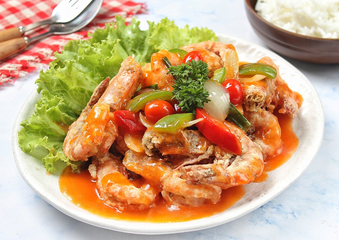 Resep Udang Asam Manis