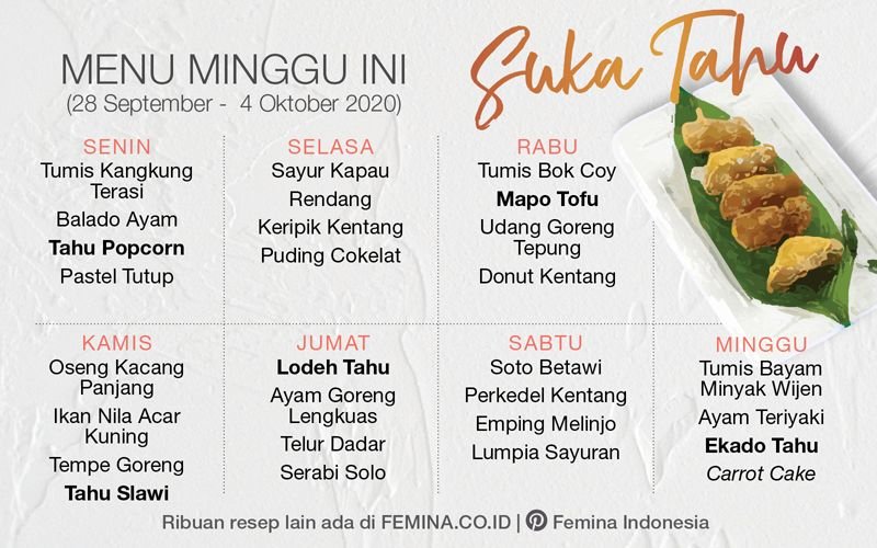 14 Resep Masakan Rumahan AntiRibet Menu Mingguan Praktis!