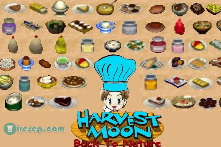 resep masakan di harvest moon back to nature